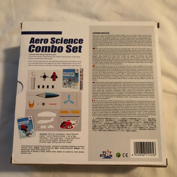 NIB AERO SCIENCE COMBO SET- PLAY STEAM CO. - Picture 3 of 4